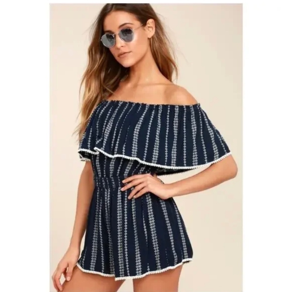 Cute Blue Lulus Romper
